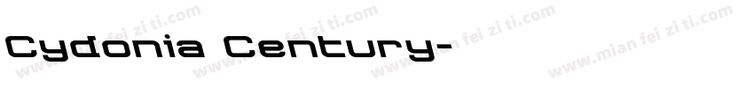 Cydonia Century字体转换